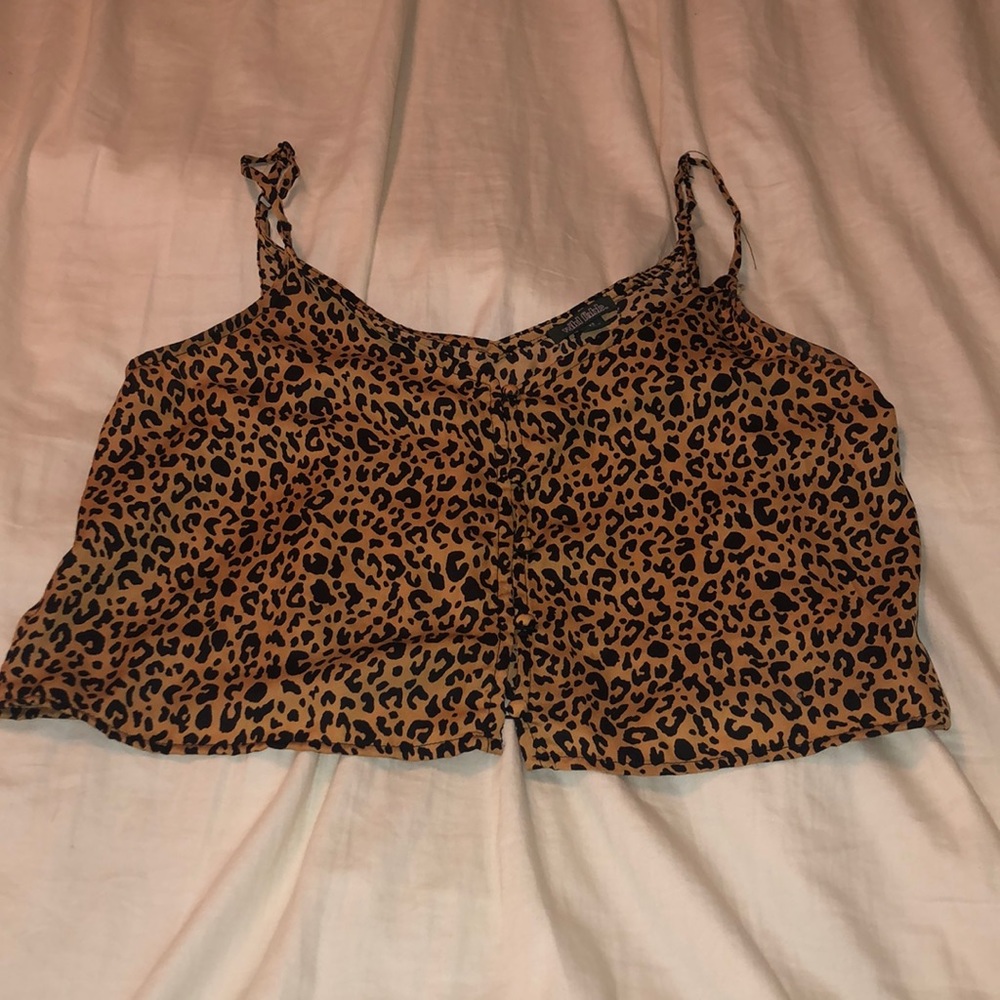 Cheetah Silk top